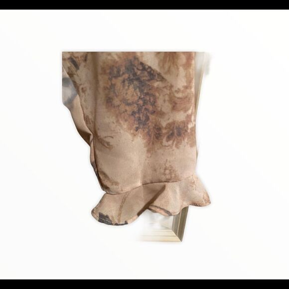 Pendleton Ruffled Printed Top Sz 16 - Picture 4 of 8